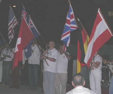 alain flag ceremony